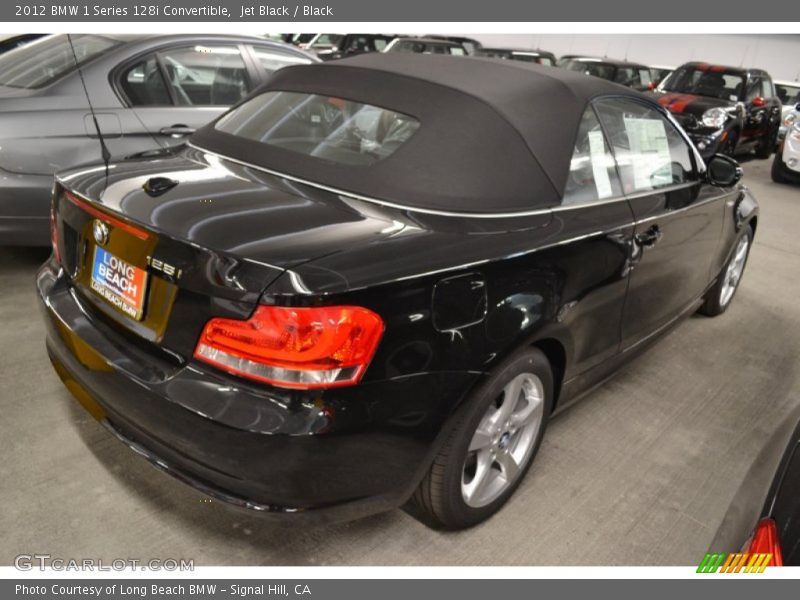 Jet Black / Black 2012 BMW 1 Series 128i Convertible