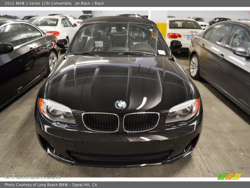 Jet Black / Black 2012 BMW 1 Series 128i Convertible