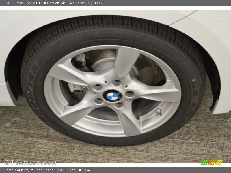 Alpine White / Black 2012 BMW 1 Series 128i Convertible