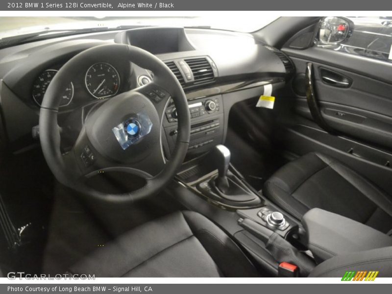 Black Interior - 2012 1 Series 128i Convertible 