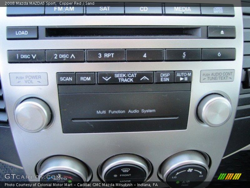 Copper Red / Sand 2008 Mazda MAZDA5 Sport