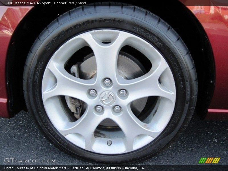 Copper Red / Sand 2008 Mazda MAZDA5 Sport
