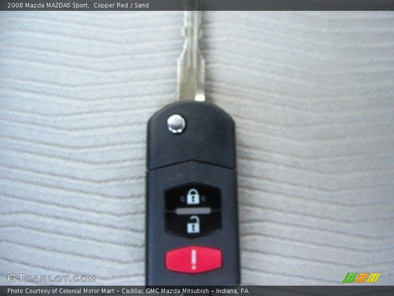 Copper Red / Sand 2008 Mazda MAZDA5 Sport