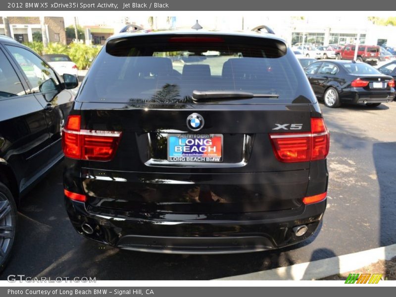Jet Black / Black 2012 BMW X5 xDrive35i Sport Activity