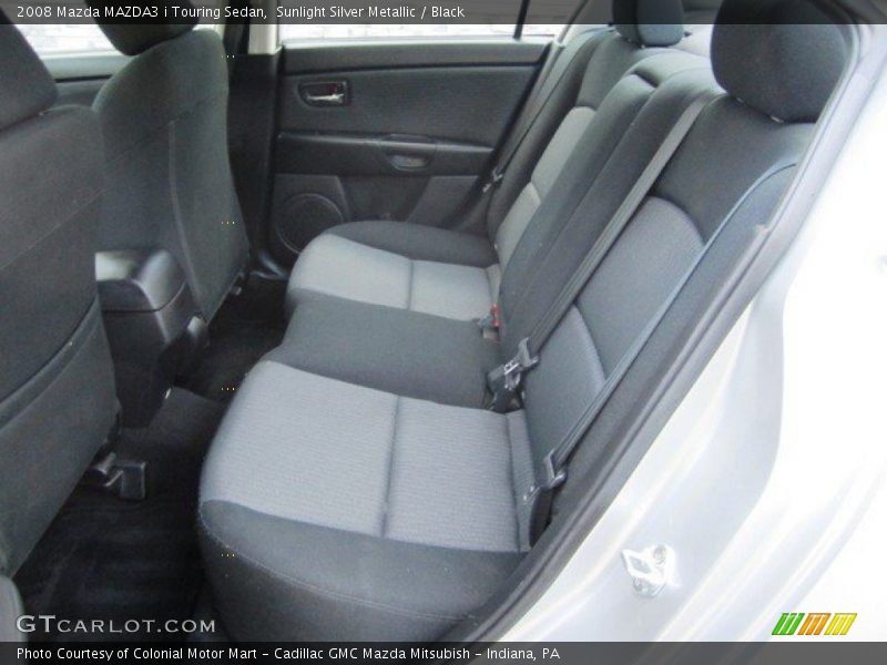 Sunlight Silver Metallic / Black 2008 Mazda MAZDA3 i Touring Sedan