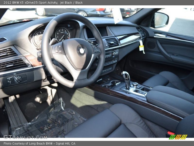 Jet Black / Black 2012 BMW X5 xDrive35i Sport Activity