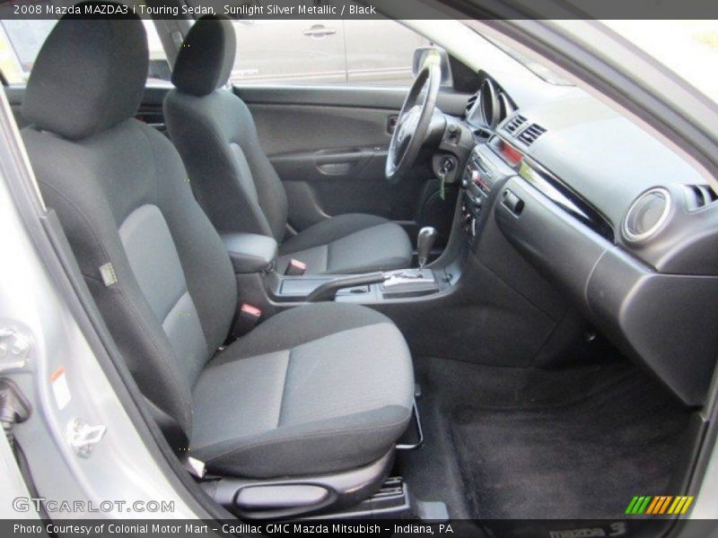 Sunlight Silver Metallic / Black 2008 Mazda MAZDA3 i Touring Sedan
