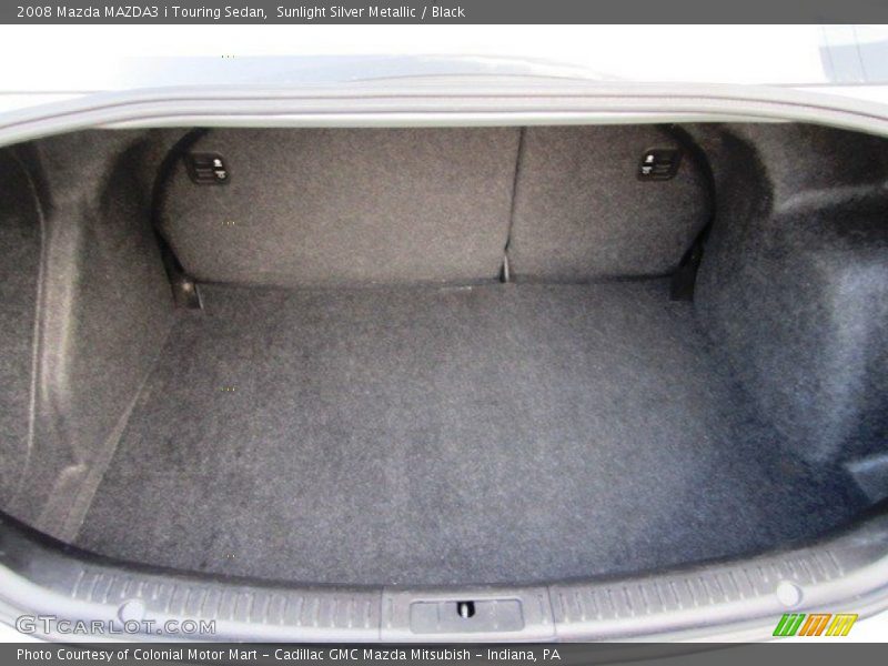 Sunlight Silver Metallic / Black 2008 Mazda MAZDA3 i Touring Sedan