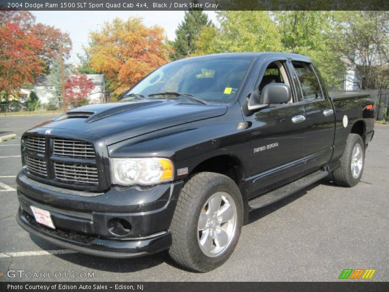 Black / Dark Slate Gray 2004 Dodge Ram 1500 SLT Sport Quad Cab 4x4