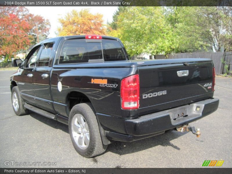 Black / Dark Slate Gray 2004 Dodge Ram 1500 SLT Sport Quad Cab 4x4