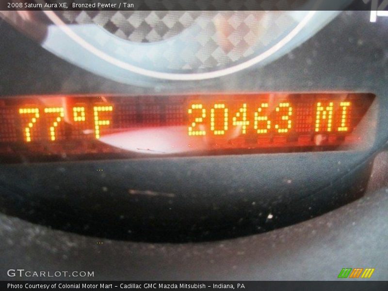 Bronzed Pewter / Tan 2008 Saturn Aura XE