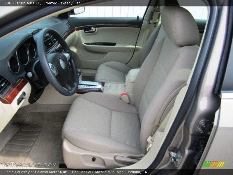 Bronzed Pewter / Tan 2008 Saturn Aura XE