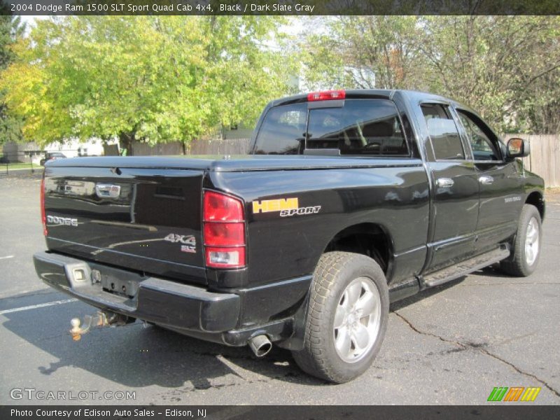 Black / Dark Slate Gray 2004 Dodge Ram 1500 SLT Sport Quad Cab 4x4