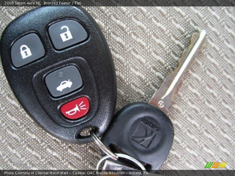 Bronzed Pewter / Tan 2008 Saturn Aura XE