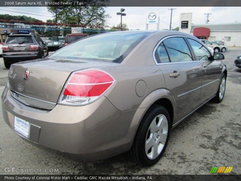 Bronzed Pewter / Tan 2008 Saturn Aura XE