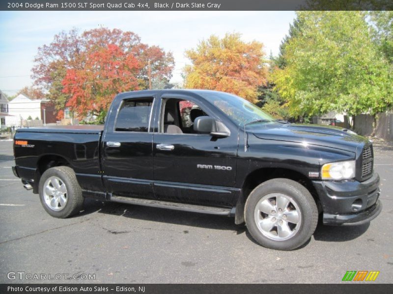 Black / Dark Slate Gray 2004 Dodge Ram 1500 SLT Sport Quad Cab 4x4