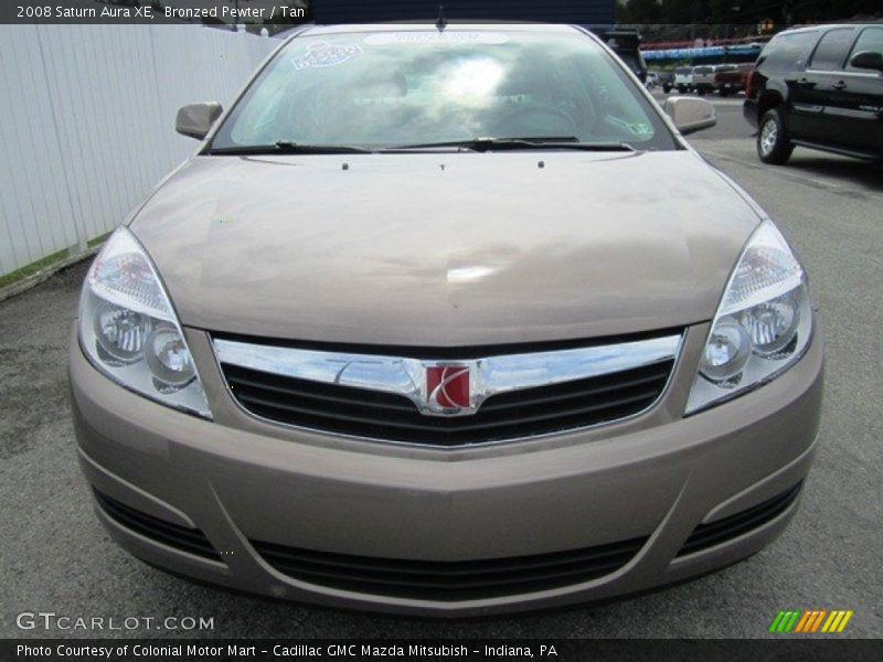 Bronzed Pewter / Tan 2008 Saturn Aura XE