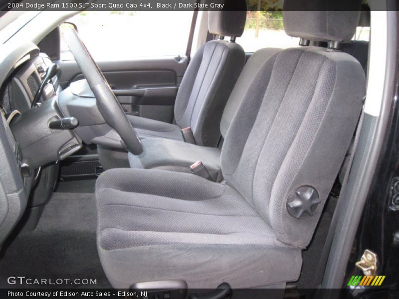 Black / Dark Slate Gray 2004 Dodge Ram 1500 SLT Sport Quad Cab 4x4
