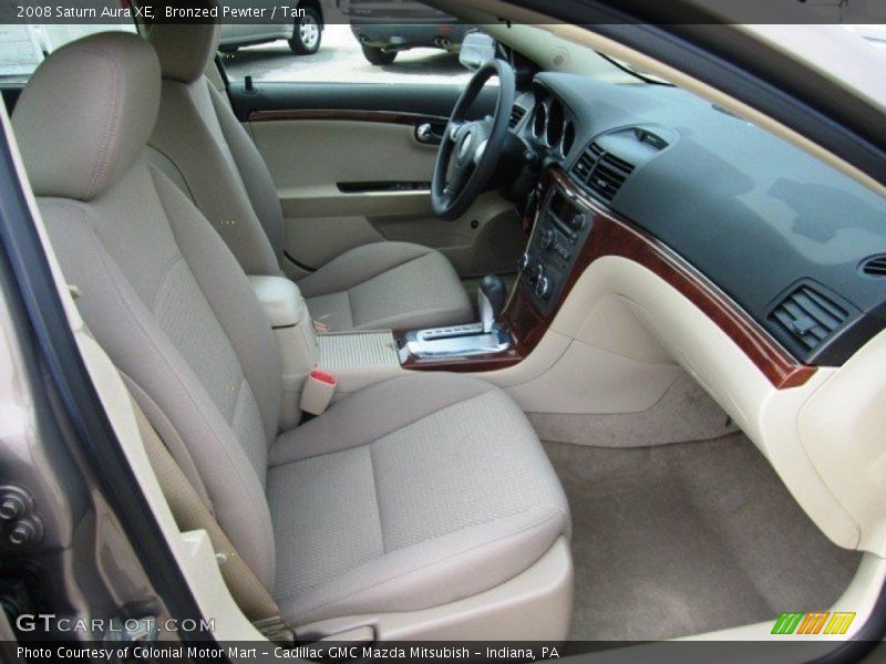 Bronzed Pewter / Tan 2008 Saturn Aura XE