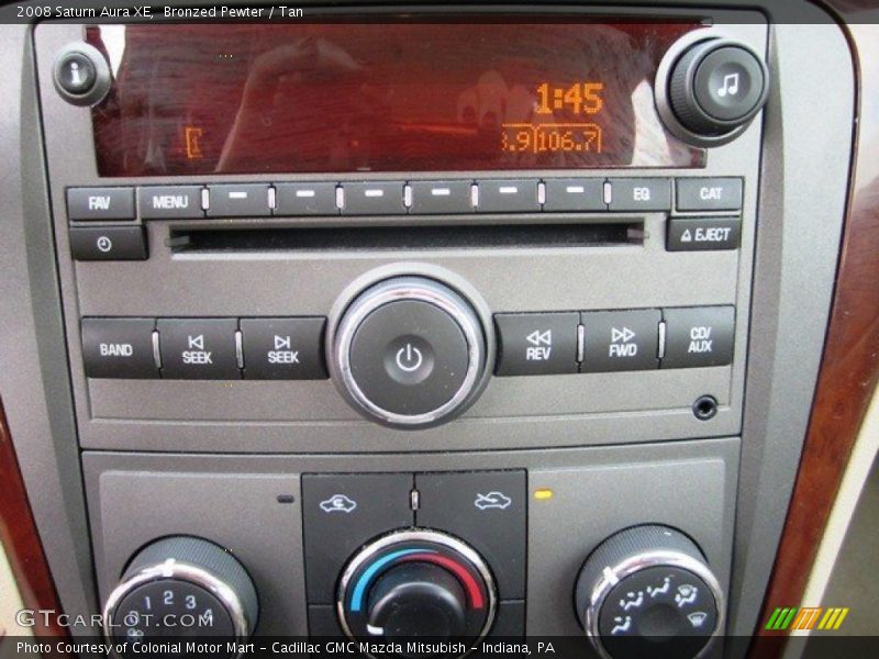 Bronzed Pewter / Tan 2008 Saturn Aura XE