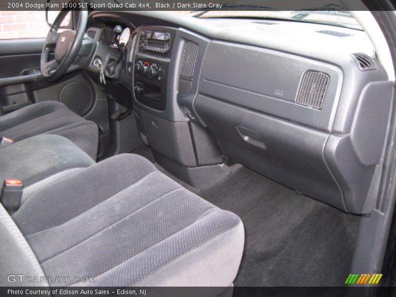 Black / Dark Slate Gray 2004 Dodge Ram 1500 SLT Sport Quad Cab 4x4