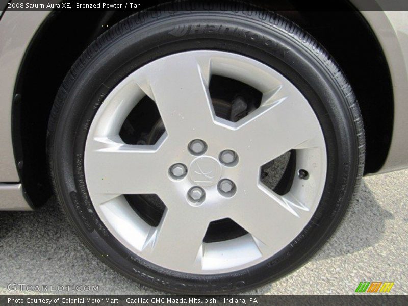 Bronzed Pewter / Tan 2008 Saturn Aura XE