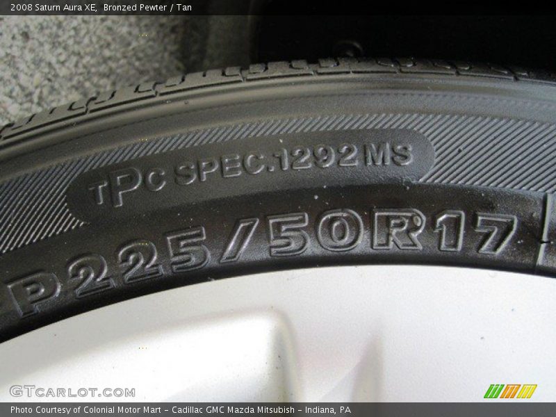 Bronzed Pewter / Tan 2008 Saturn Aura XE