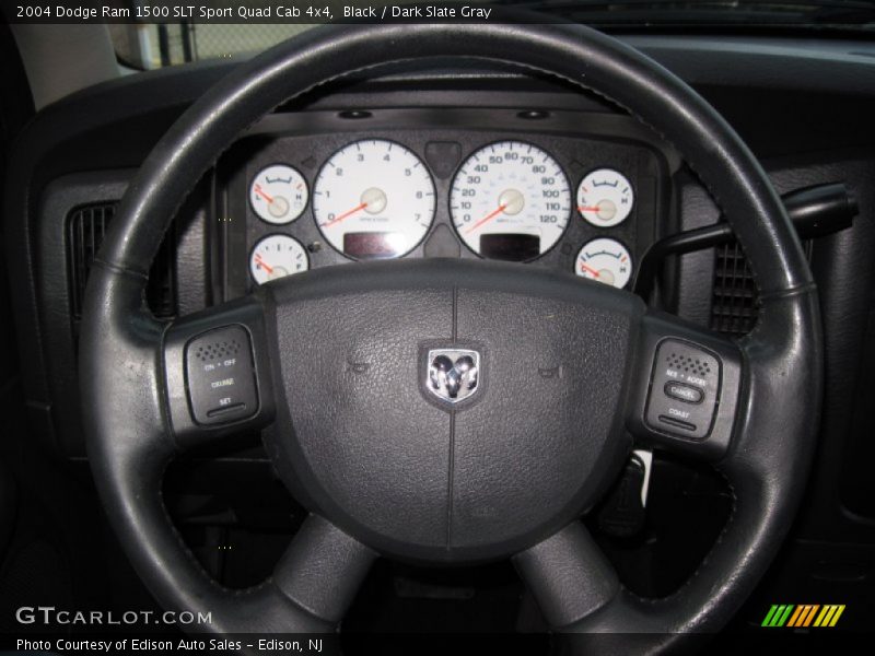 Black / Dark Slate Gray 2004 Dodge Ram 1500 SLT Sport Quad Cab 4x4