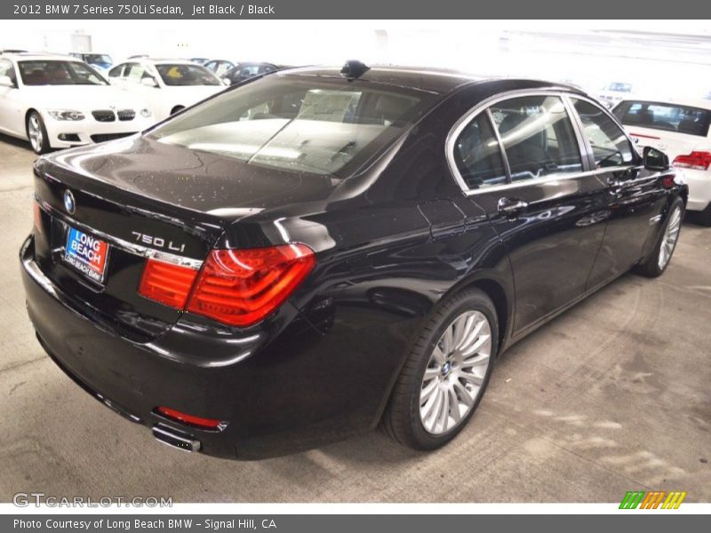 Jet Black / Black 2012 BMW 7 Series 750Li Sedan