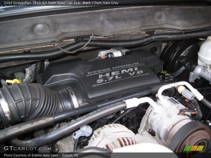Black / Dark Slate Gray 2004 Dodge Ram 1500 SLT Sport Quad Cab 4x4