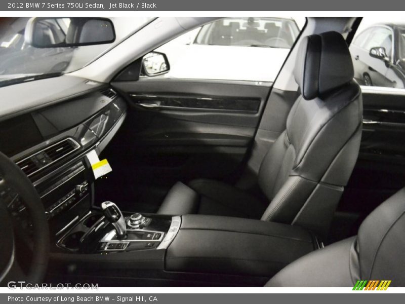  2012 7 Series 750Li Sedan Black Interior
