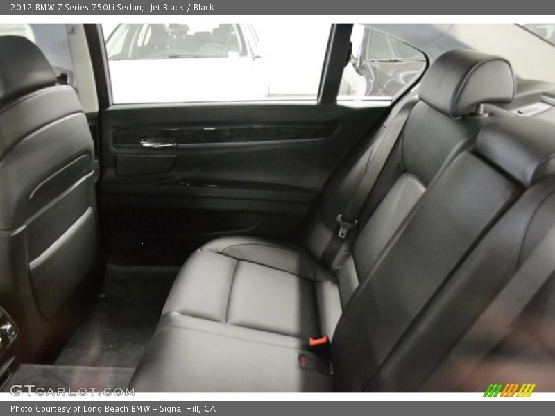 2012 7 Series 750Li Sedan Black Interior