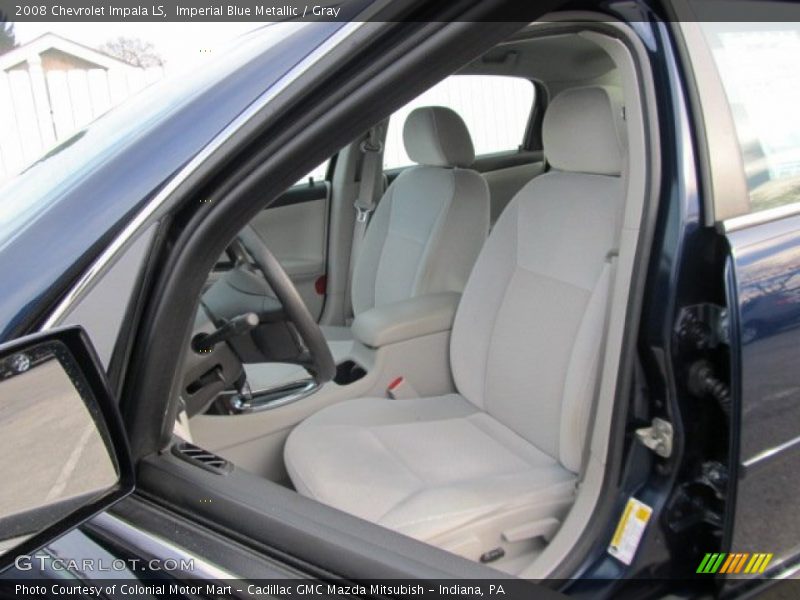 Imperial Blue Metallic / Gray 2008 Chevrolet Impala LS