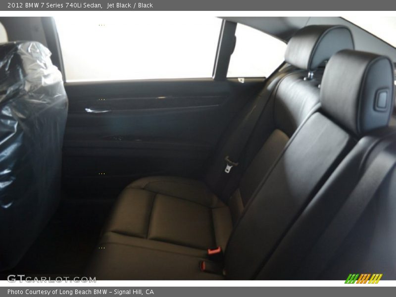 Jet Black / Black 2012 BMW 7 Series 740Li Sedan