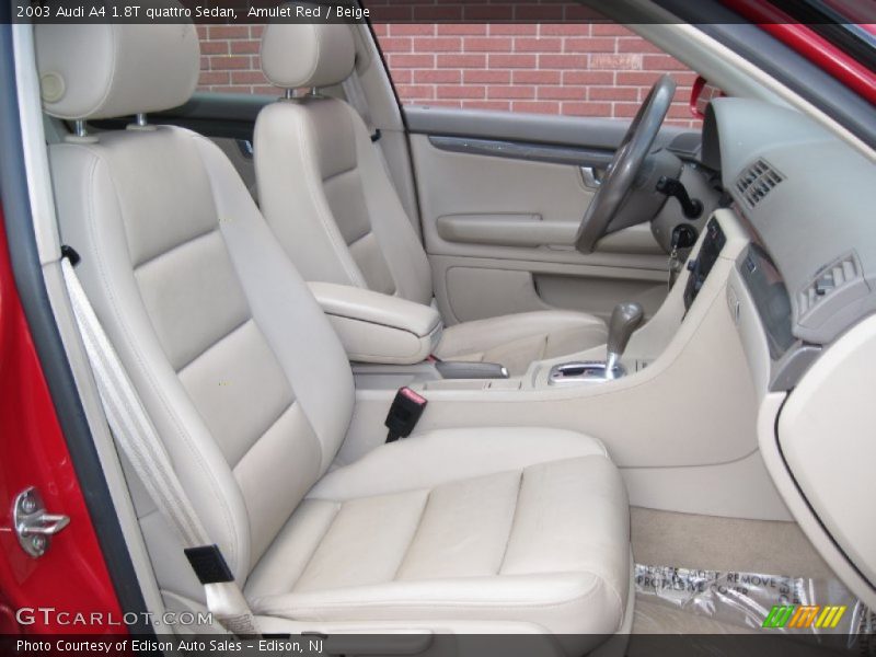 Amulet Red / Beige 2003 Audi A4 1.8T quattro Sedan