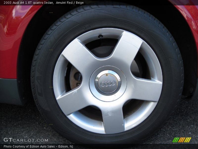 Amulet Red / Beige 2003 Audi A4 1.8T quattro Sedan