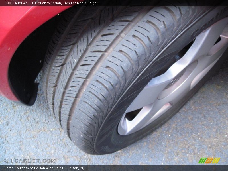 Amulet Red / Beige 2003 Audi A4 1.8T quattro Sedan