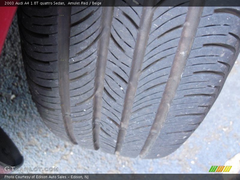 Amulet Red / Beige 2003 Audi A4 1.8T quattro Sedan