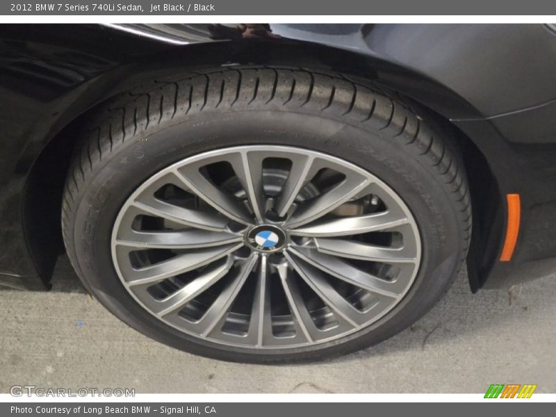 Jet Black / Black 2012 BMW 7 Series 740Li Sedan