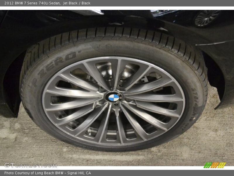 Jet Black / Black 2012 BMW 7 Series 740Li Sedan