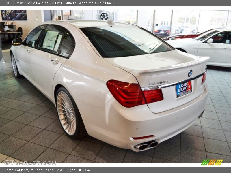 Mineral White Metallic / Black 2012 BMW 7 Series Alpina B7 LWB