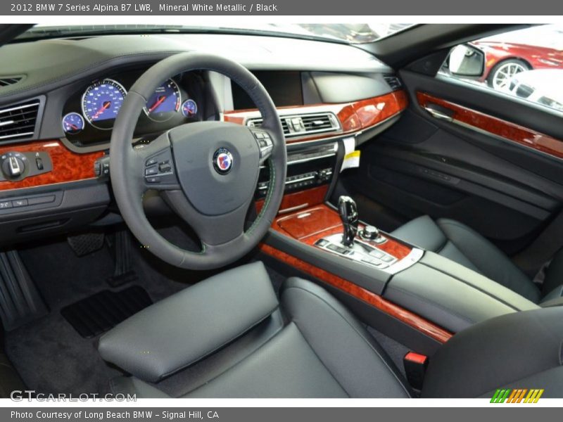 Black Interior - 2012 7 Series Alpina B7 LWB 