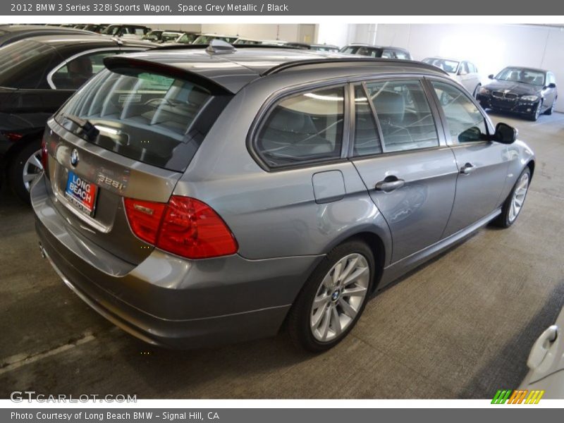 Space Grey Metallic / Black 2012 BMW 3 Series 328i Sports Wagon