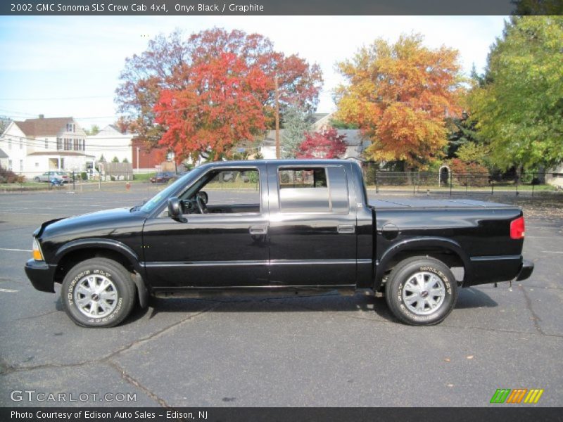 Onyx Black / Graphite 2002 GMC Sonoma SLS Crew Cab 4x4