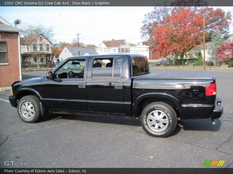 Onyx Black / Graphite 2002 GMC Sonoma SLS Crew Cab 4x4