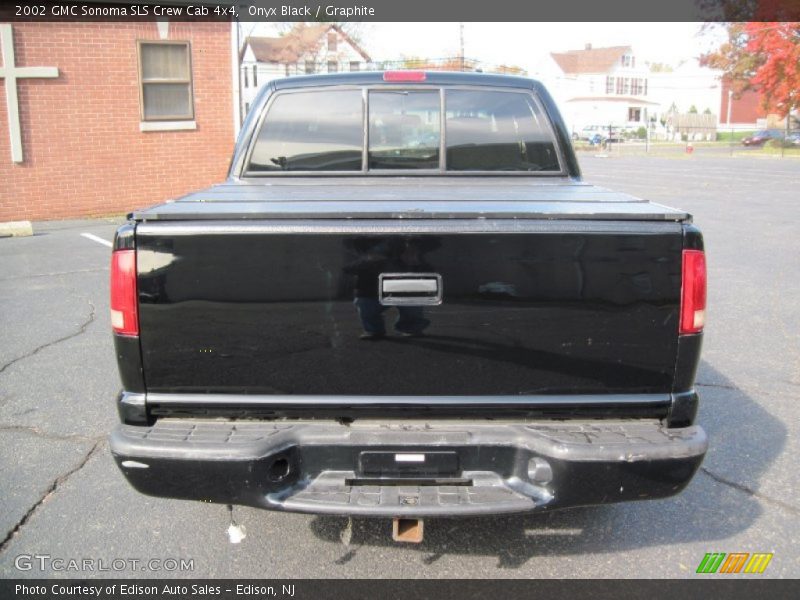 Onyx Black / Graphite 2002 GMC Sonoma SLS Crew Cab 4x4