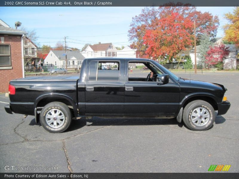 Onyx Black / Graphite 2002 GMC Sonoma SLS Crew Cab 4x4