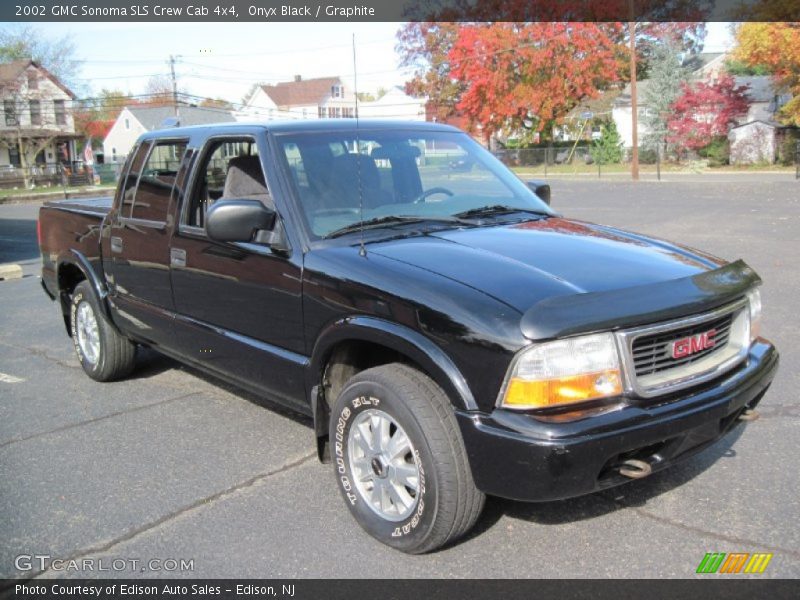 Onyx Black / Graphite 2002 GMC Sonoma SLS Crew Cab 4x4