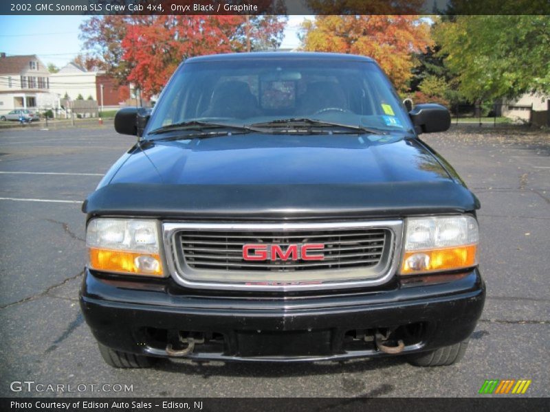 Onyx Black / Graphite 2002 GMC Sonoma SLS Crew Cab 4x4