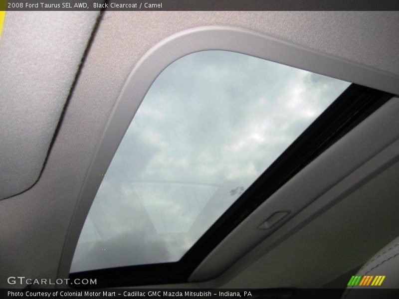 Black Clearcoat / Camel 2008 Ford Taurus SEL AWD